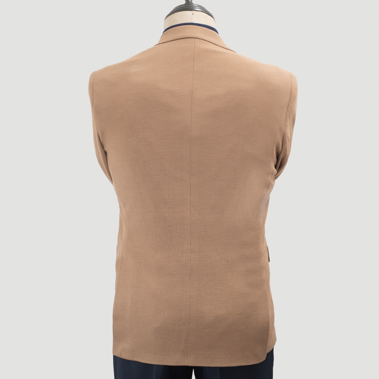 saco crema estructura labrada marca business casual slim 162962 CREMA 4