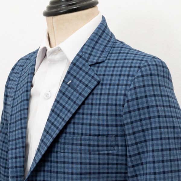 saco de nino azul estructura labrada marca bcasual cl sico 150715 AZUL 2