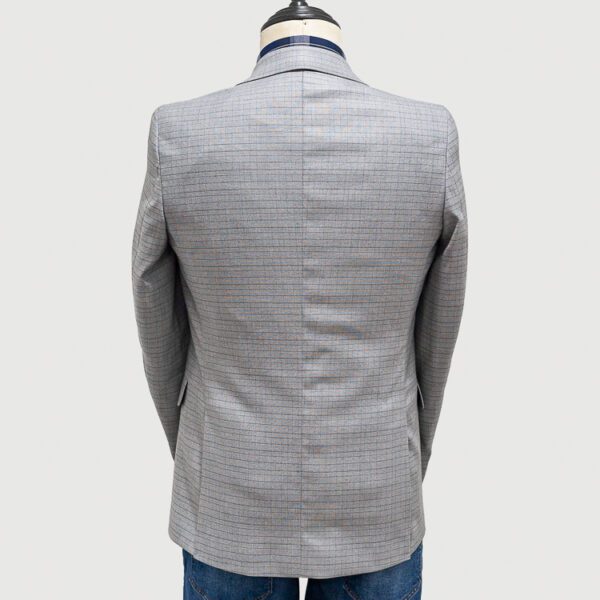 saco gris estructura cuadros marca smart cl sico 129671 GRIS 4
