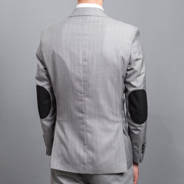 saco gris estructura labrada marca bcasual slim 153118 GRIS 4