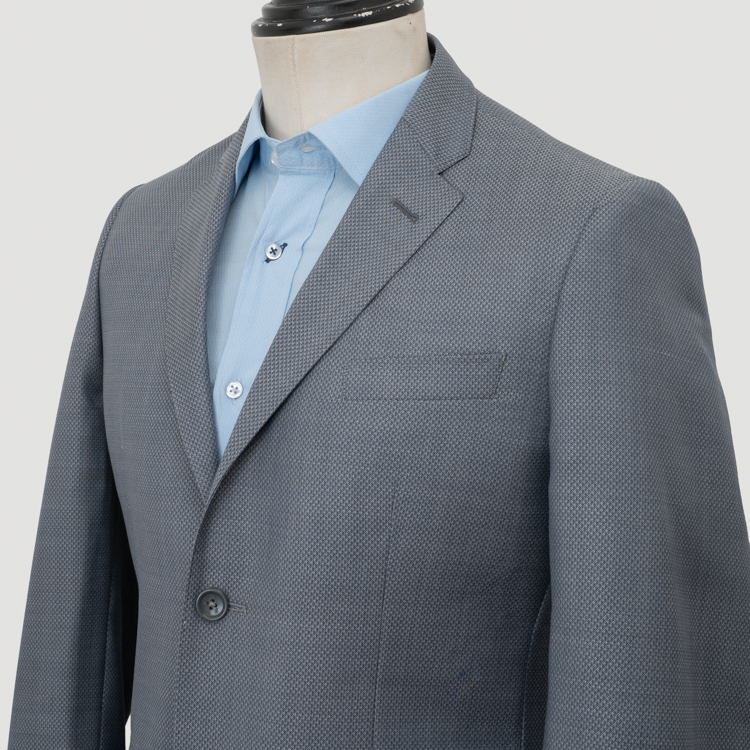 saco gris estructura labrada marca bcasual slim 154859 GRIS 2