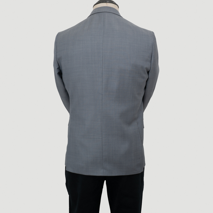 saco gris estructura labrada marca bcasual slim 154859 GRIS 3