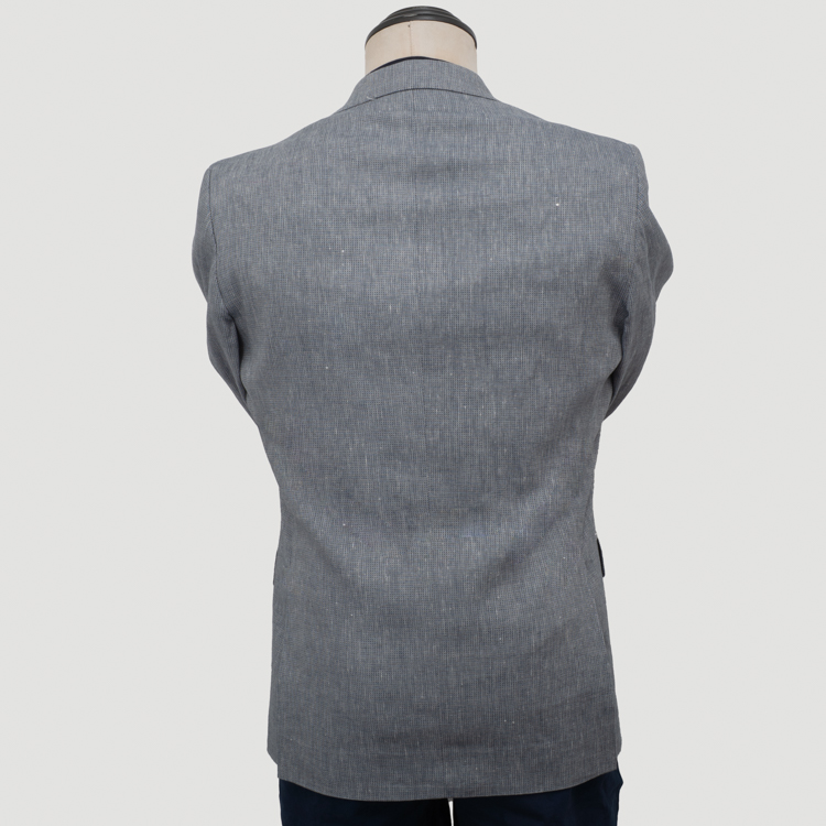 saco gris estructura labrada marca business casual slim 162093 GRIS 4