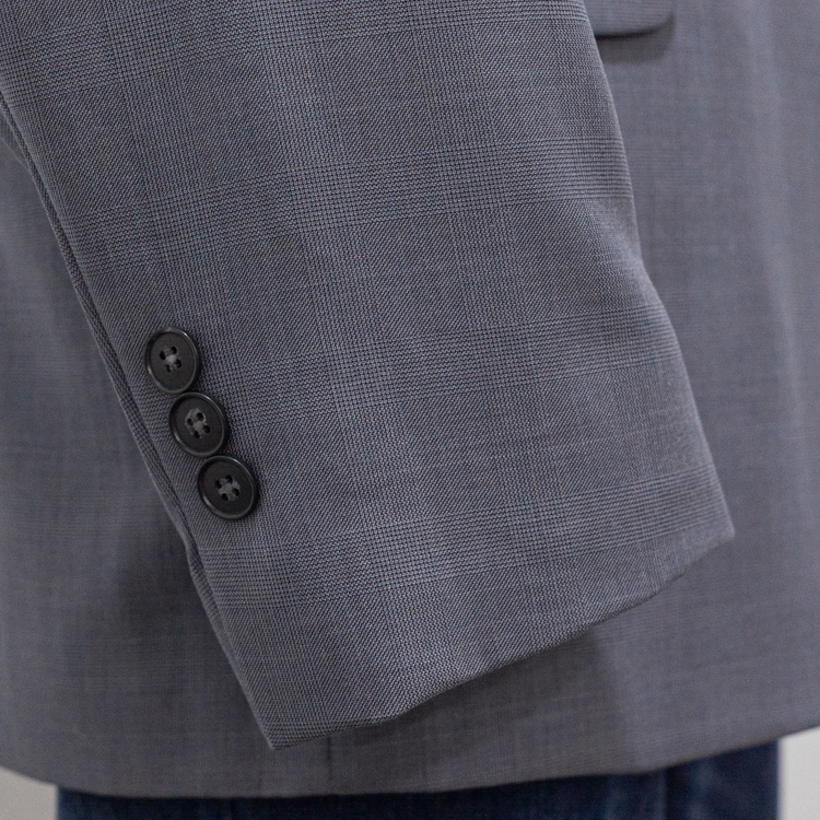 saco gris estructura labrada marca smart cl sico 142745 GRIS 3