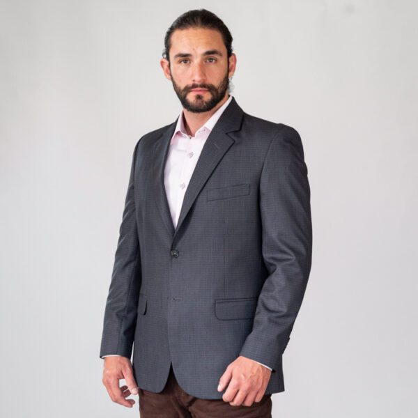 saco gris estructura labrada marca smart cl sico 144680 GRIS 1