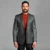 saco gris estructura labrada marca smart slim 156382 GRIS 1