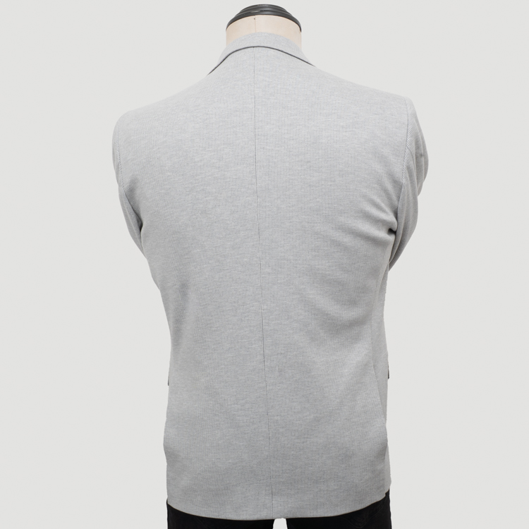 saco gris perla estructura labrada marca business casual slim 162103 GRIS PER 4