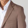 saco khaki estructura labrada cuadros marca smart slim 144651 KHAKI 2