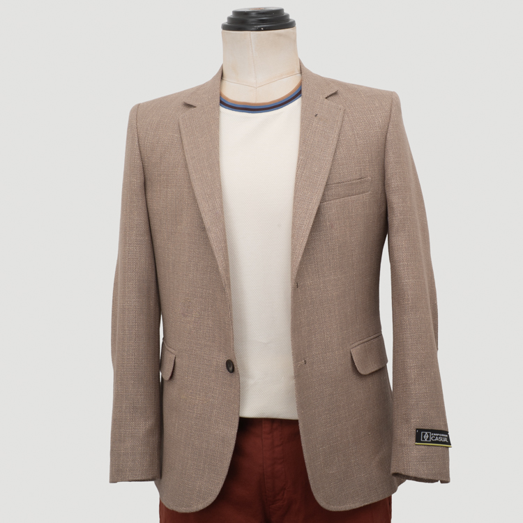 saco khaki estructura labrada marca business casual slim 160231 353015 1