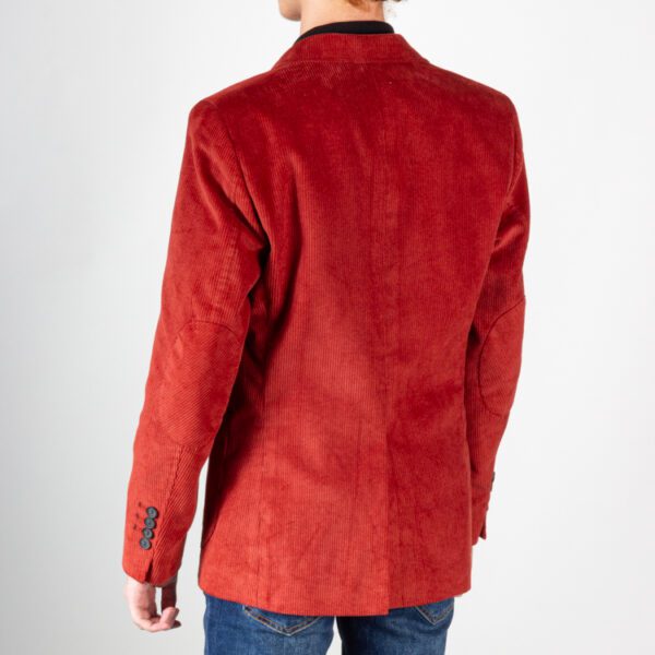 saco ladrillo estructura lisa marca business casual slim 144466 LADRILLO 3