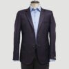 saco morado estructura labrada marca business casual slim 145181 MORADO 1