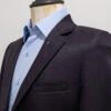 saco morado estructura labrada marca business casual slim 145181 MORADO 3