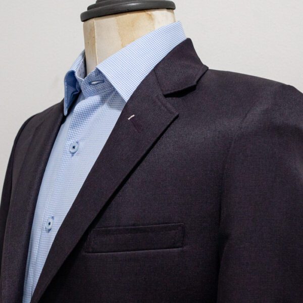 saco morado estructura labrada marca business casual slim 145181 MORADO 3