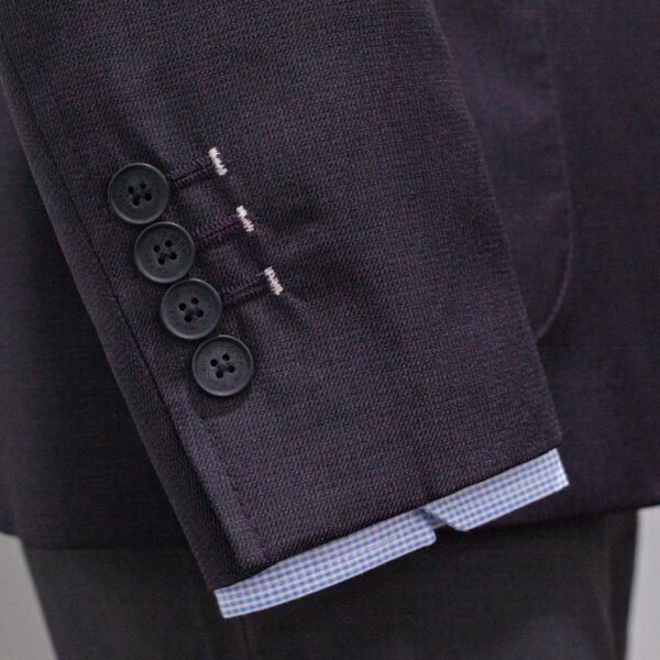 saco morado estructura labrada marca business casual slim 145181 MORADO 4