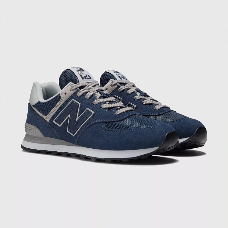 sneakers azul estilo ml574evn d marca new balance cl sico 136107 AZUL 1