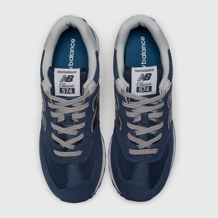 sneakers azul estilo ml574evn d marca new balance cl sico 136107 AZUL 4