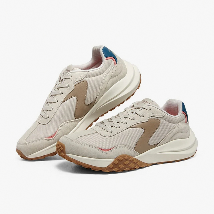 sneakers beige estilo 183260tpmt marca skechers cl sico 165561 BEIGE 1