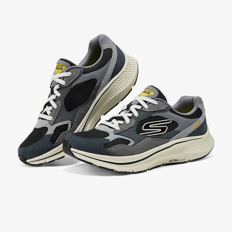 sneakers gris estilo 220872ccbk marca skechers cl sico 165579 GRIS 2