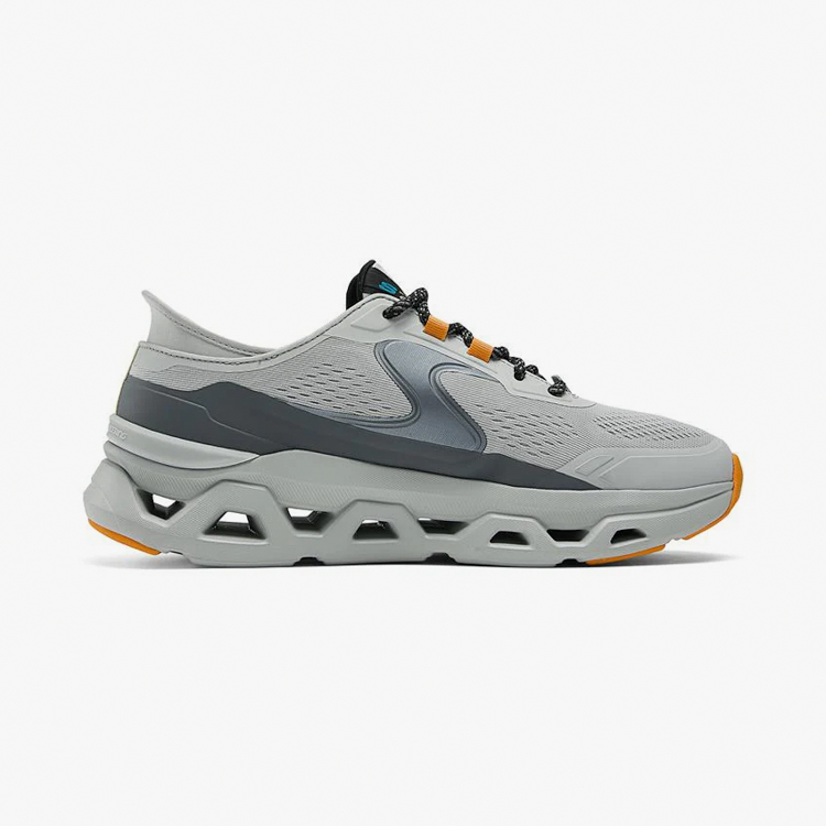 sneakers gris estilo 232921gycc marca skechers cl sico 165615 GRIS 1
