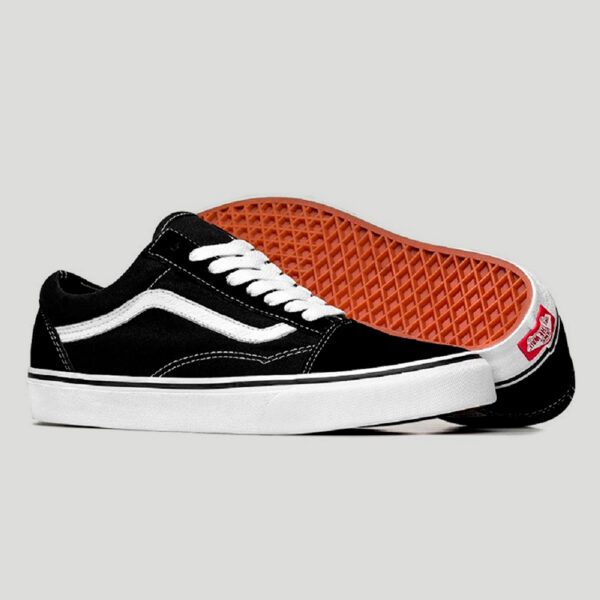 sneakers negro estilo vn000d3hy28 marca vans cl sico 123575 NEGRO 4