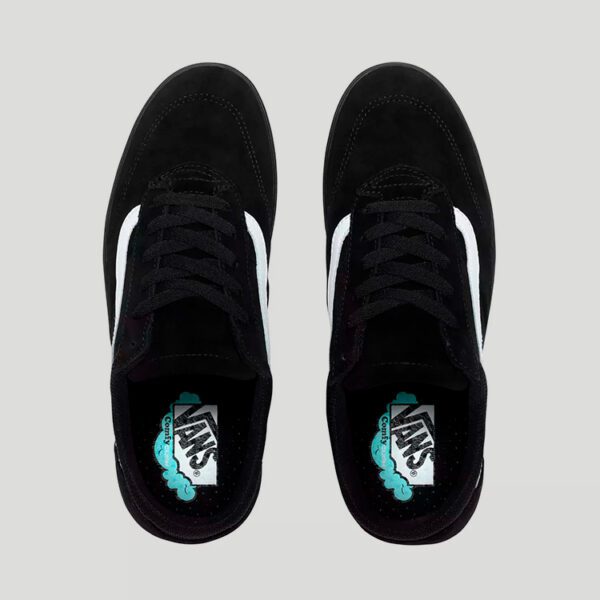 sneakers negro estilo vn0a3wlzqtf marca vans cl sico 128414 NEGRO 3