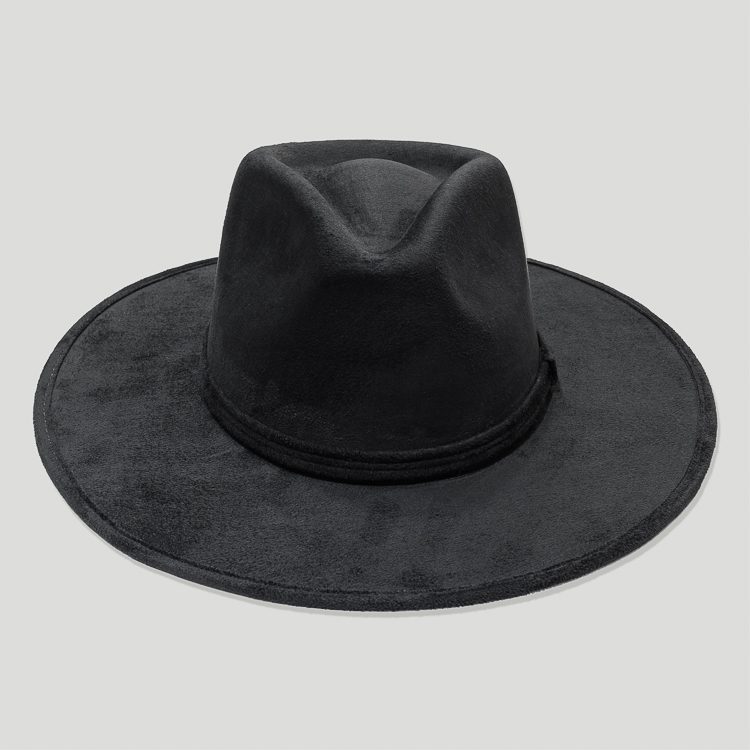 Sombrero negro estilo Fedora marca The Hat Store clásico | 126539