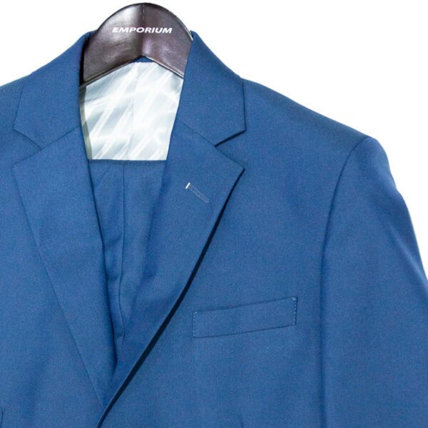 traje azul con diseno detalle labrado marca emporium slim 122709 196182 2