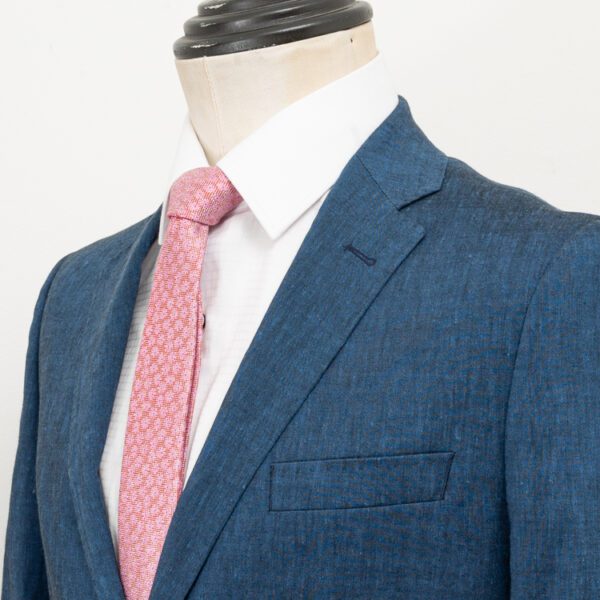traje azul estructura abstracta marca colletti slim 154396 AZUL 2