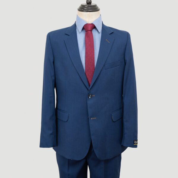 traje azul estructura labrada marca colletti slim 148644 298939 1