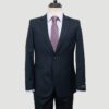 traje azul estructura labrada marca emporium slim 150575 AZUL 1