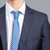 traje azul estructura labrada marca emporium slim 152813 AZUL 2