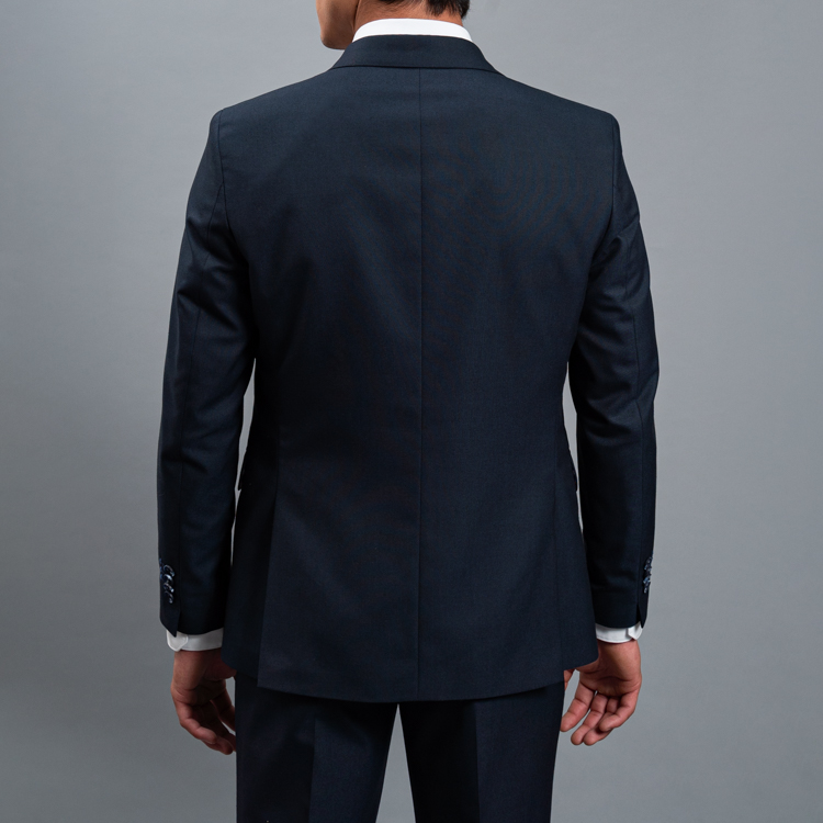 traje azul estructura labrada marca emporium slim 160079 AZUL 4