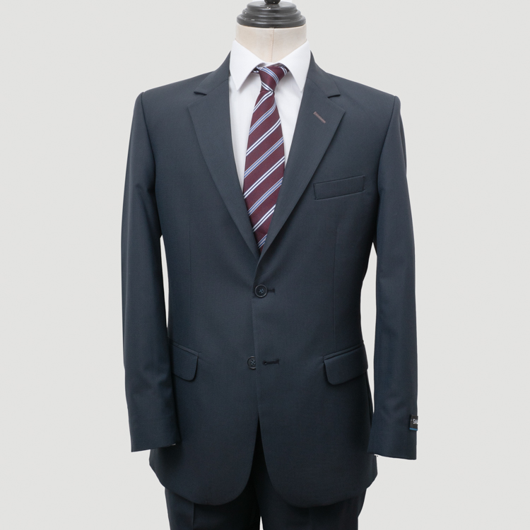 traje azul estructura labrada marca smart cl sico 157421 AZUL 1