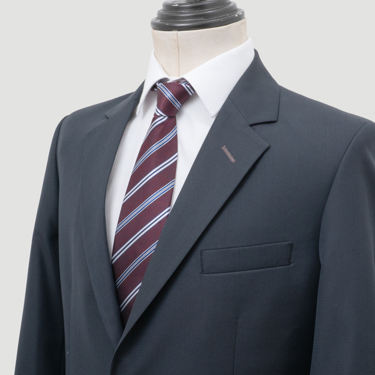 traje azul estructura labrada marca smart cl sico 157421 AZUL 2