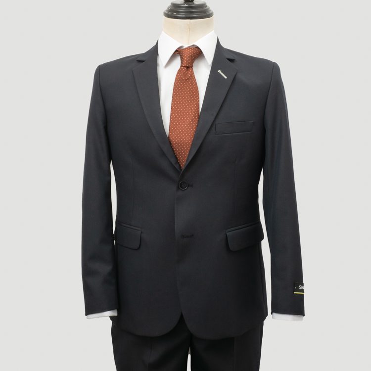 traje azul estructura labrada marca smart slim 157348 323077 1