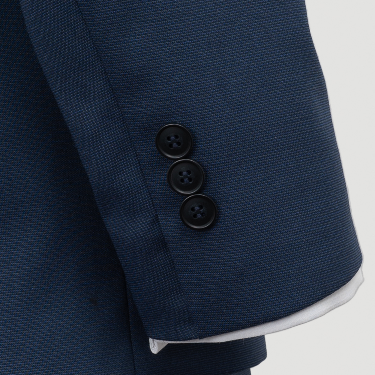 traje azul estructura labrada marca smart slim 161424 AZUL 3