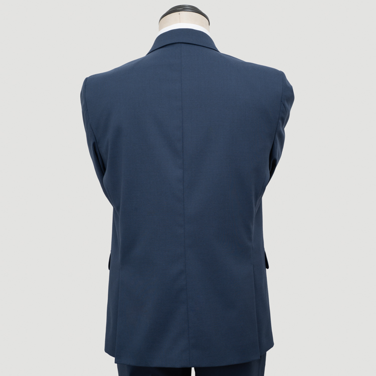 traje azul estructura labrada marca smart slim 161424 AZUL 4