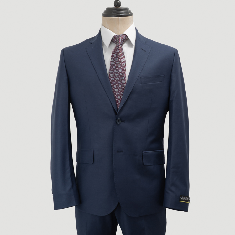 traje azul estructura plana marca colletti slim 162940 370520 1
