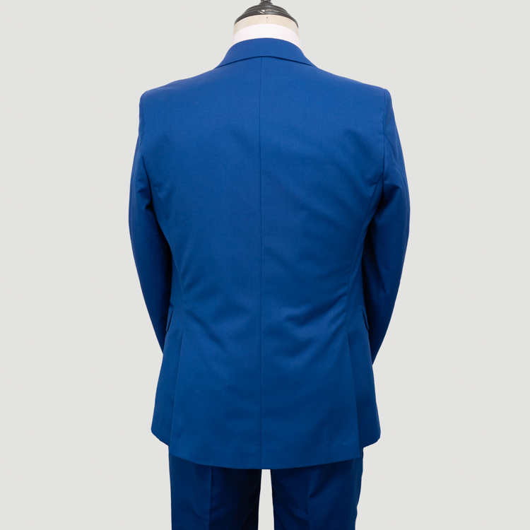 traje azul estructura plana marca smart slim 143617 AZUL 3