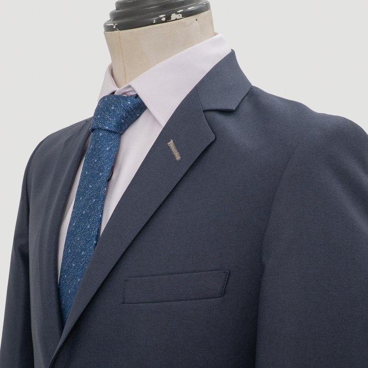 traje azul estructura plana marca smart slim 161351 AZUL