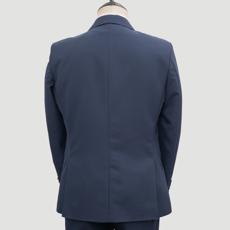 traje azul estructura plana marca smart slim 163470 AZUL