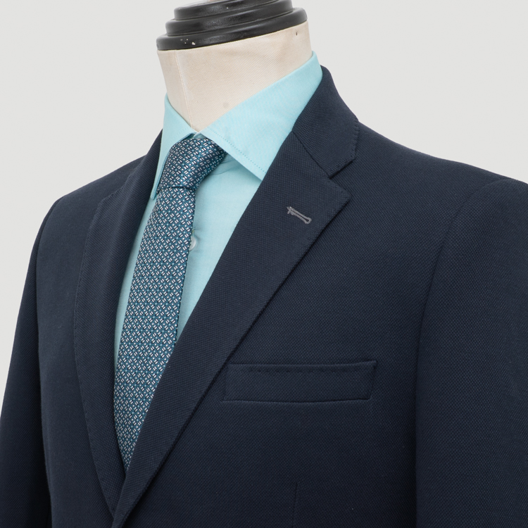 traje azul marino estructura plana marca colletti slim 162058 AZUL MA 2