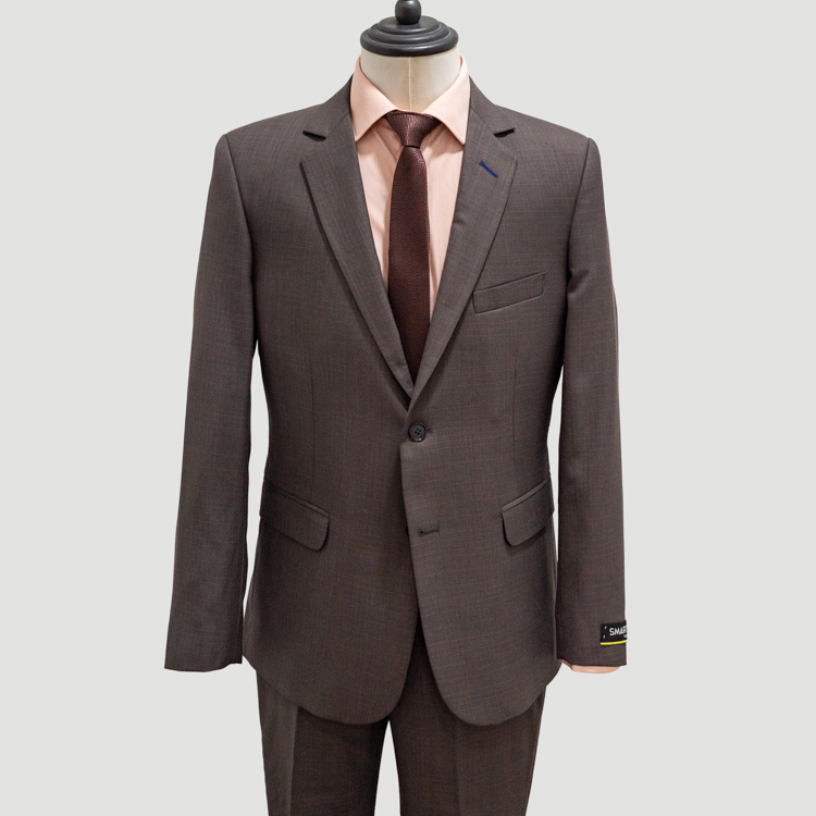 traje caf estructura labrada marca smart slim 143725 373228 1