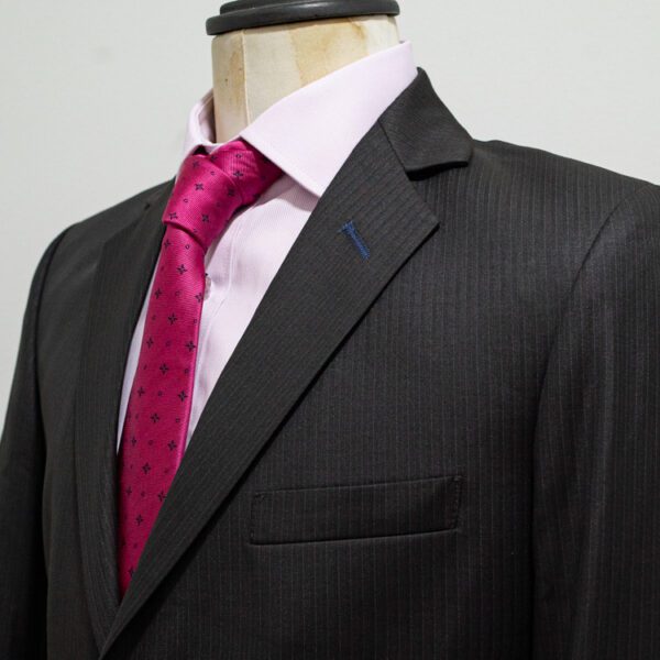 traje caf estructura labrada marca smart slim 144852 CAFE 2