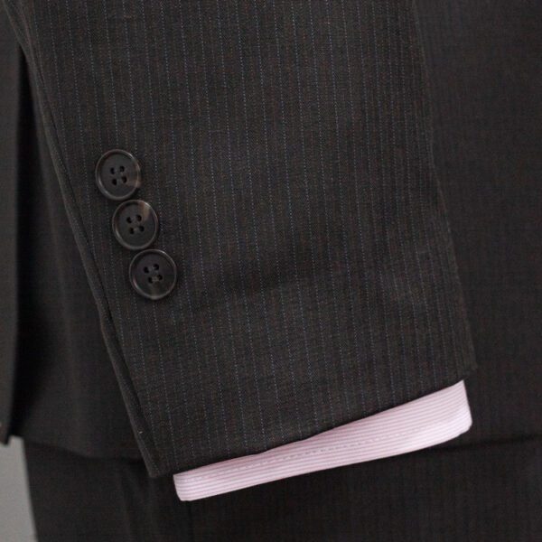 traje caf estructura labrada marca smart slim 144852 CAFE 4