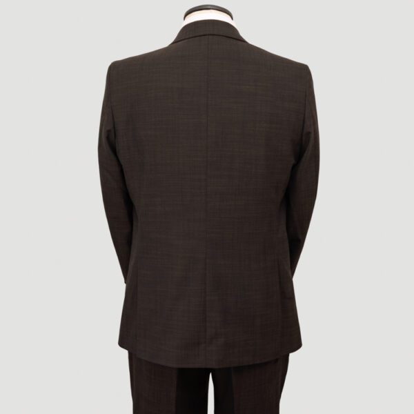 traje caf estructura labrada marca smart slim 150668 CAFE 3