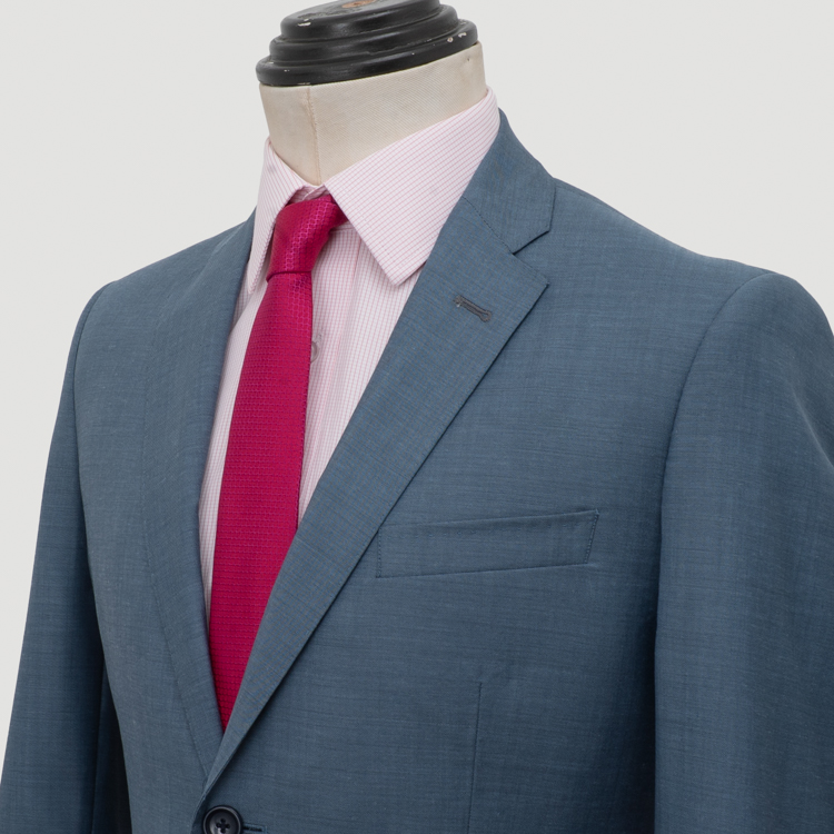 traje celeste estructura plana marca colletti slim 162040 CELESTE 2