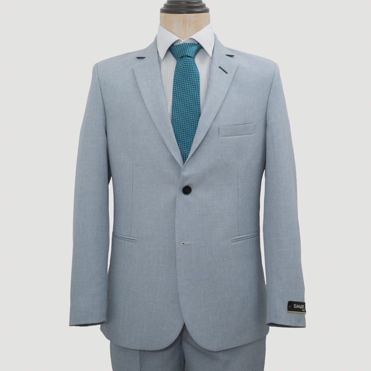 traje celeste estructura plana marca smart slim 163488 379377
