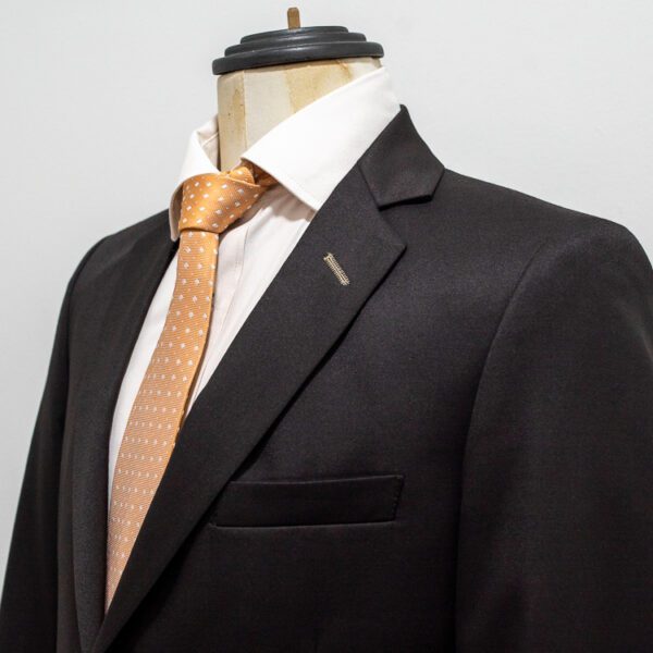traje chocolate estructura labrada marca smart slim 139130 CHOCOLAT 2