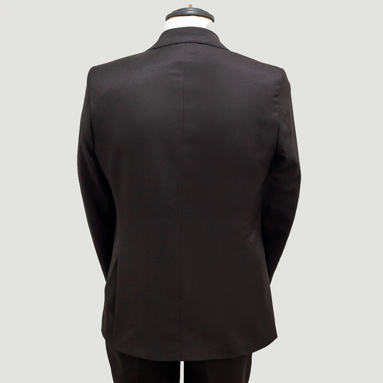 traje chocolate estructura labrada marca smart slim 139130 CHOCOLAT 4